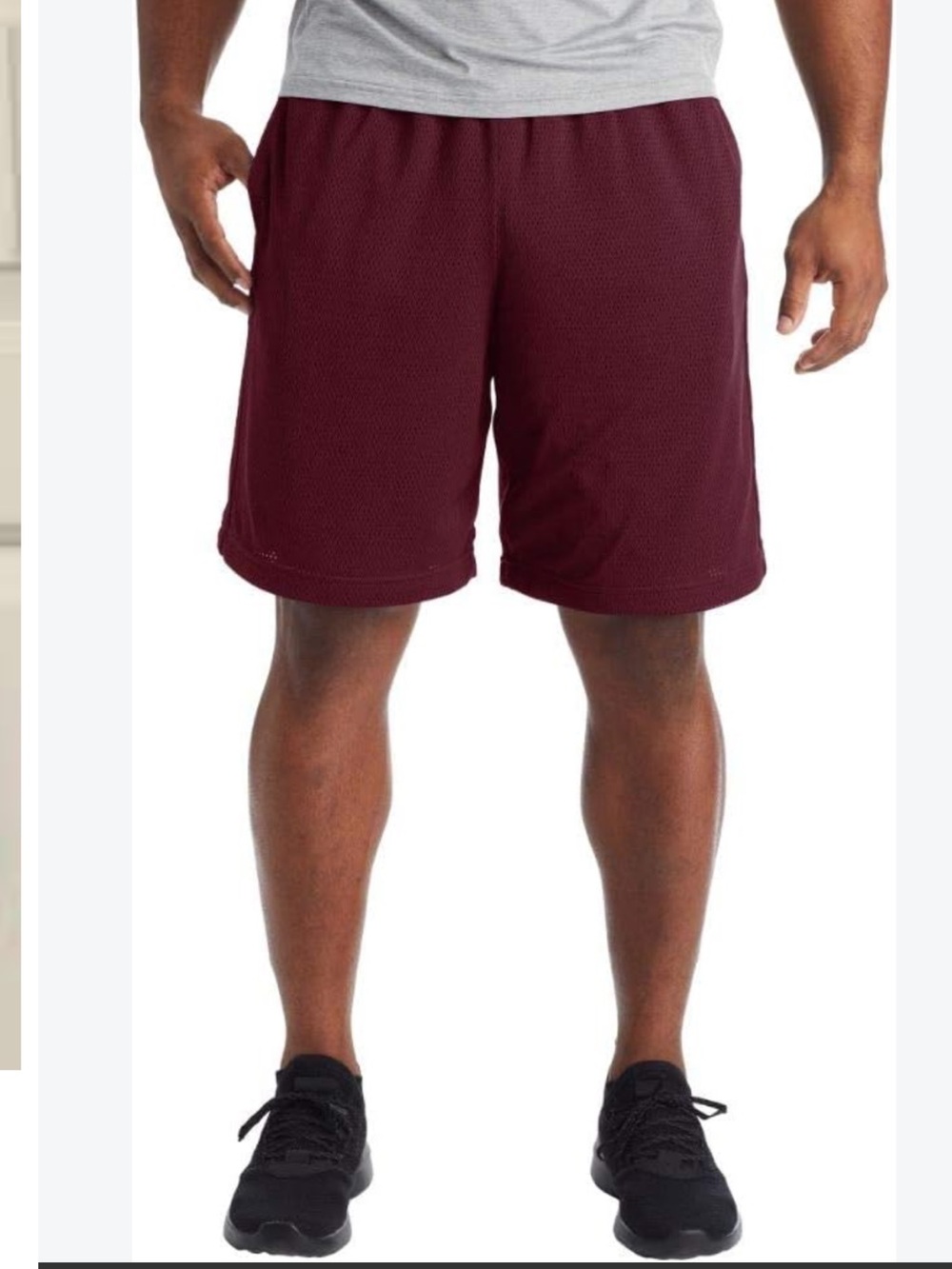 NWT Champion Men's Mesh Athletic Shorts - Maroon S
